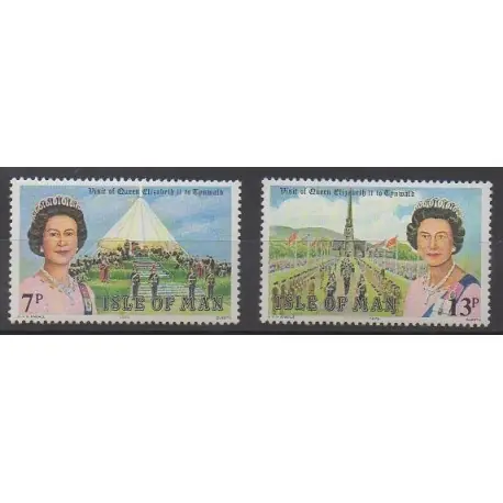 Offre Exclusive Man (Ile de) - 1979 - No 143/144 - Royauté - Principauté