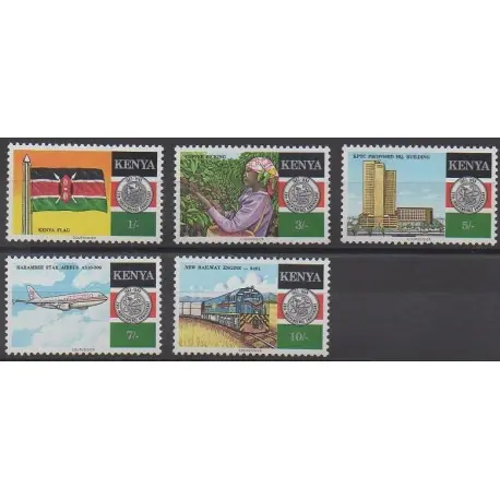 Kenya - 1988 - No 459/463 - Histoire Tendance