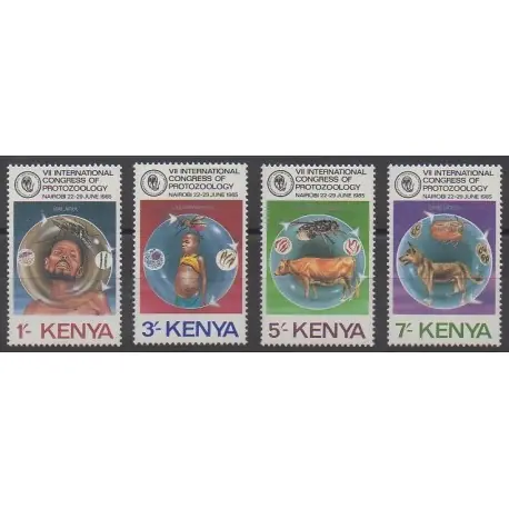 Kenya - 1985 - No 331/334 - Sciences et Techniques Dernier Modèle