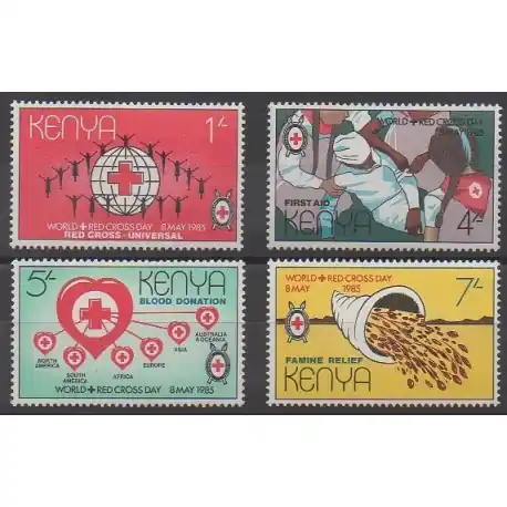 Acheter En Ligne Kenya - 1985 - No 327/330 - Santé ou Croix-Rouge