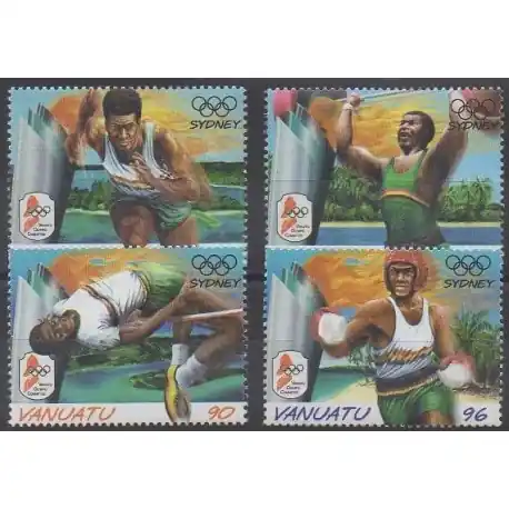 Top Vente Vanuatu - 2000 - No 1093/1096 - Jeux Olympiques d'été
