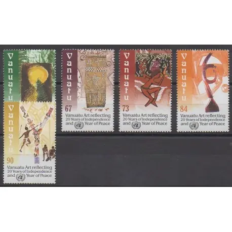 Vanuatu - 2000 - No 1084/1088 - Art Usine Directe