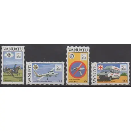 Must-Have Vanuatu - 1994 - No 943/946 - Rotary ou Lions club - Santé ou Croix-Rouge