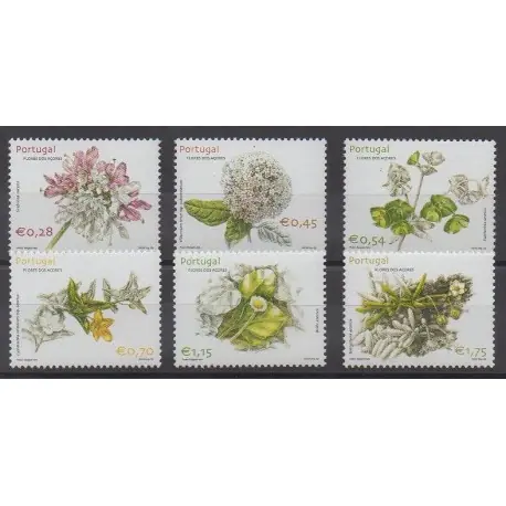 Offre Limitée Portugal (Açores) - 2002 - No 474/479 - Fleurs