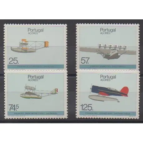 Petit Prix Portugal (Açores) - 1987 - No 375/378 - Aviation