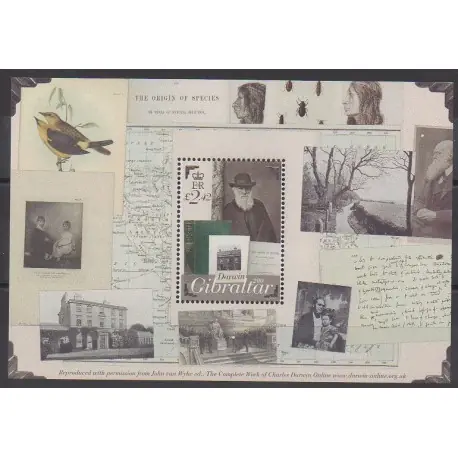 Gibraltar - 2009 - No BF91 - Sciences et Techniques - Célébrités Expédié Aujourd’hui