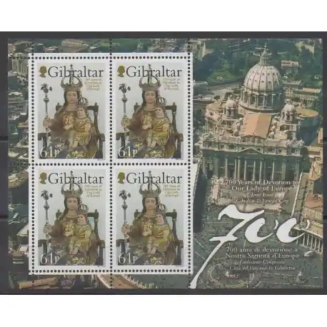 Gibraltar - 2009 - No F1317 - Religion Nouvelle Collection