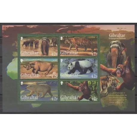 Gibraltar - 2011 - No BF103 - Mammifères Jusqu’à Épuisement Des Stocks