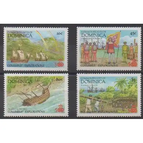 Populaire Dominique - 1987 - No 974/977 - Christophe Colomb
