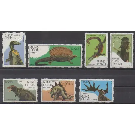 Guinée-Bissau - 1989 - No 542/548 - Animaux préhistoriques Nouvel Arrivage