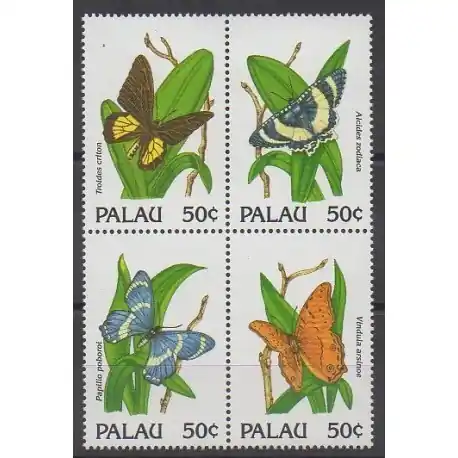 Artisanat Palau - 1992 - No 461/464 - Insectes