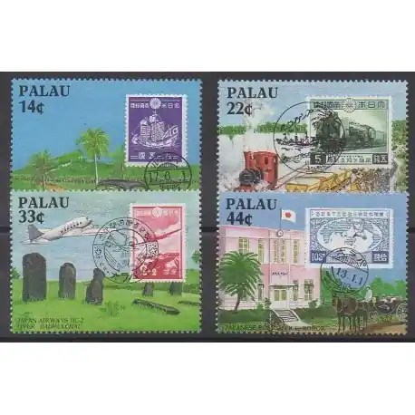 Palau - 1987 - No 188/191 - Timbres sur timbres Produit De Marque