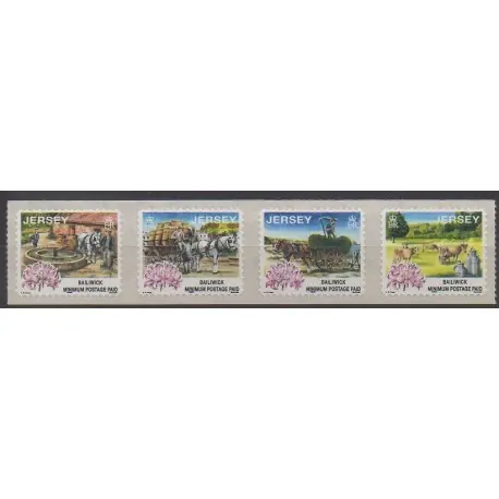 Livraison Gratuite Jersey - 1999 - No 915/918 - Artisanat ou métiers