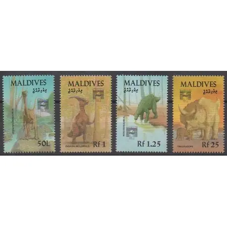 Maldives - 1992 - No 1567/1570 - Animaux préhistoriques Nouveauté