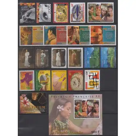 Paiement Sécurisé Polynésie - Année complète - 2000 - No 610/630 - BF25