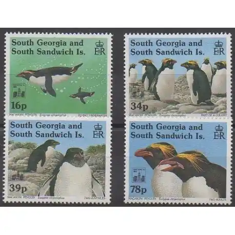 Must-Have Falkland-Géorgie du Sud et Sandwich du Sud - 1994 - No 247/250 - Oiseaux - Philatélie