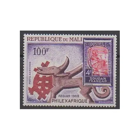 Meilleur Choix Mali - 1969 - No PA65 - Timbres sur timbres
