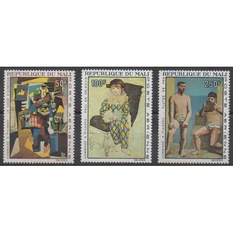 Prix Cassé Mali - 1967 - No PA46/PA48 - Peinture