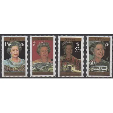 Authentique Sainte-Hélène - 1996 - No 669/672 - Royauté - Principauté