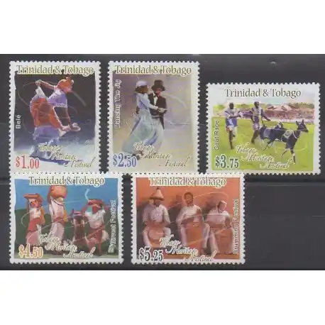 Vente Directe Trinité et Tobago - 2005 - No 887/891 - Folklore