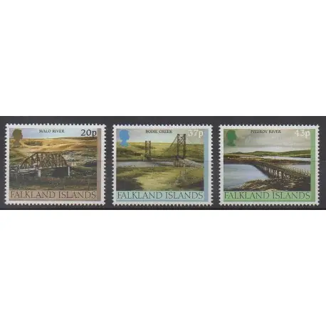Bon Plan Falkland - 2000 - No 781/783 - Ponts