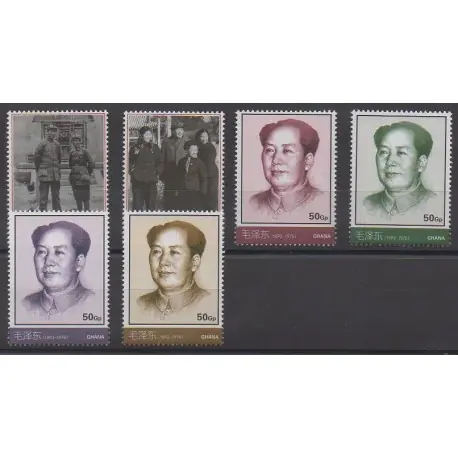 Ghana - 2013 - No 3491/3496 - Célébrités Bon Marché