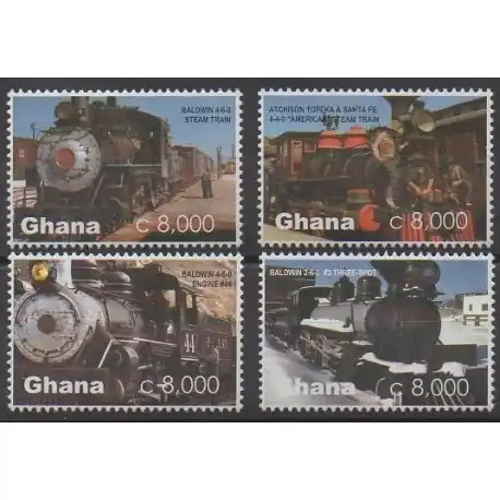 Ghana - 2005 - No 3048/3051 - Chemins de fer Offre Du Jour