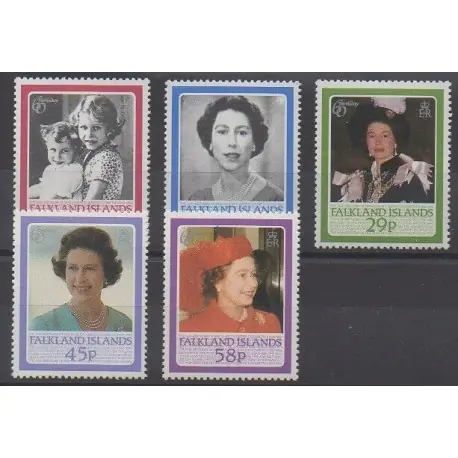 Usine Directe Falkland - 1986 - No 456/460 - Royauté - Principauté