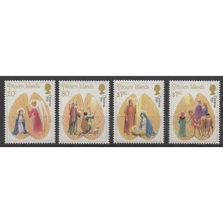 Pitcairn - 1991 - No 376/379 - Noël Authentique