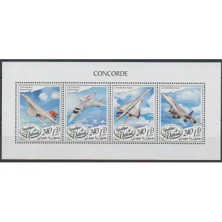 Garantie Incluse Djibouti - 2018 - No 1848/1851 - Aviation