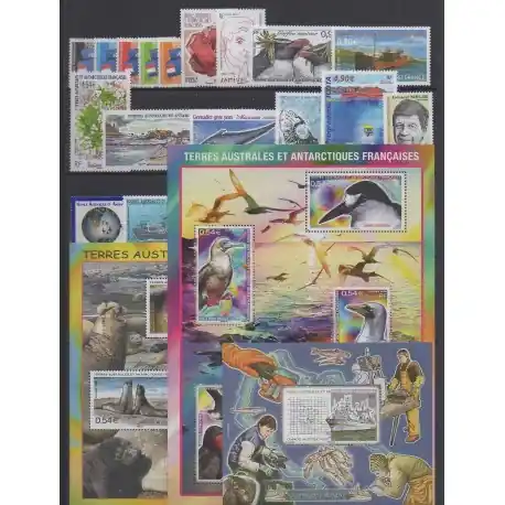 Prix Réduit TAAF - Année complète - 2008 - No 494/520 - BF19/BF21