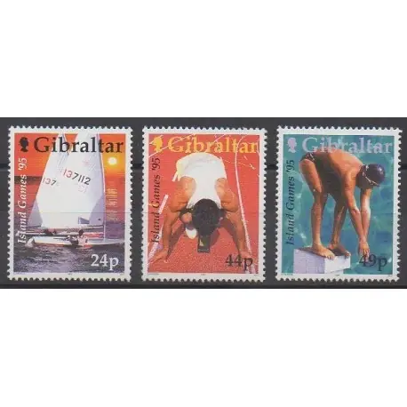 Gibraltar - 1995 - No 723/725 - Sports divers Offre Exclusive
