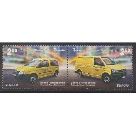 Bosnie-Herzégovine - 2013 - No 684/685 - Service postal - Europa Seulement Aujourd’hui