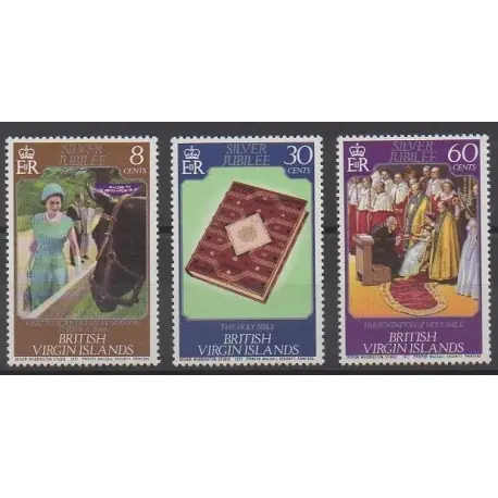 Vierges (Iles) - 1977 - No 315/317 - Royauté - Principauté Haute Qualité