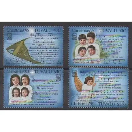 Tuvalu - 1995 - No 693/696 - Noël - Musique Acheter En Ligne