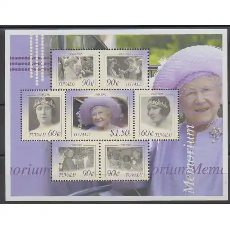 Tuvalu - 2002 - No 938/944 - Royauté - Principauté Affaire À Saisir