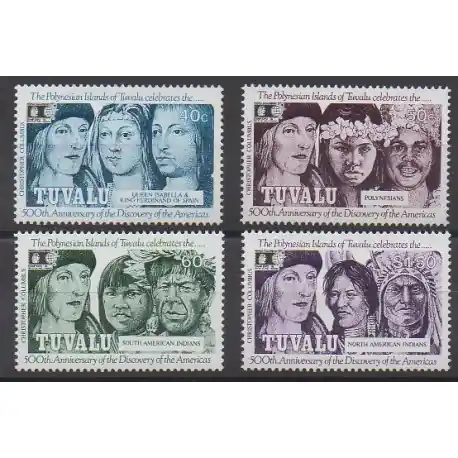 Tuvalu - 1992 - No 587/590 Expédié Aujourd’hui