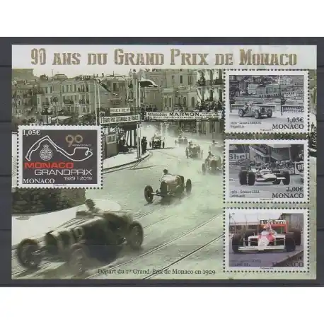 Monaco - Blocs et feuillets - 2019 - No F3183 - Voitures Solde