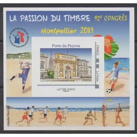 Offre Du Jour France - Feuillets FFAP - 2019 - No FFAP16 - Monuments