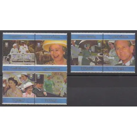 Tuvalu - 1997 - No 730/735 - Royauté - Principauté Expédition Rapide