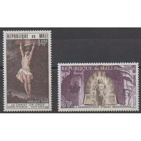Mali - 1984 - No PA492/PA493 - Pâques - Peinture Offre Exclusive