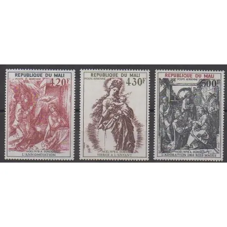 Mali - 1978 - No PA346/PA348 - Noël - Peinture Top Qualité