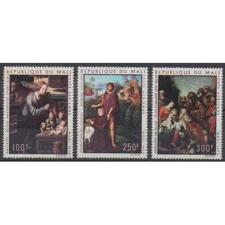 Mali - 1970 - No PA110/PA112 - Noël - Peinture Acheter En Ligne