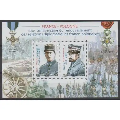 Offre Spéciale France - Blocs et feuillets - 2019 - No F5311 - De Gaulle - Première Guerre Mondiale