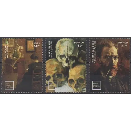 Tuvalu - 2014 - No 1752/1754 - Peinture Bon Marché