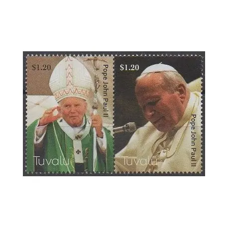 Tuvalu - 2013 - No 1705/1706 - Papauté Commander Vite