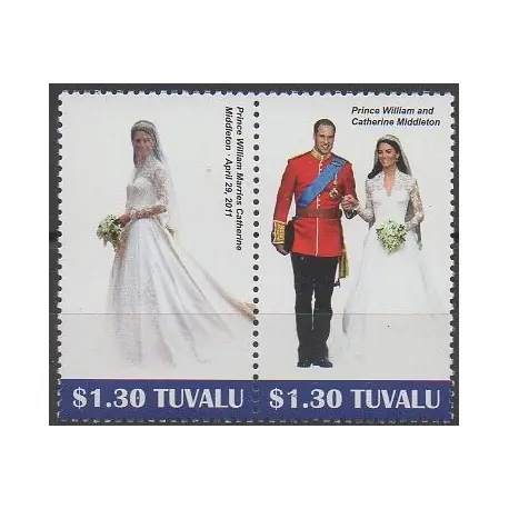 Tuvalu - 2011 - No 1510/1511 - Royauté - Principauté Super Prix