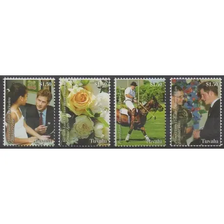 Tuvalu - 2009 - No 1340/1343 - Royauté - Principauté Marque