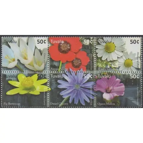 Nouvel Arrivage Tuvalu - 2008 - No 1220/1225 - Fleurs