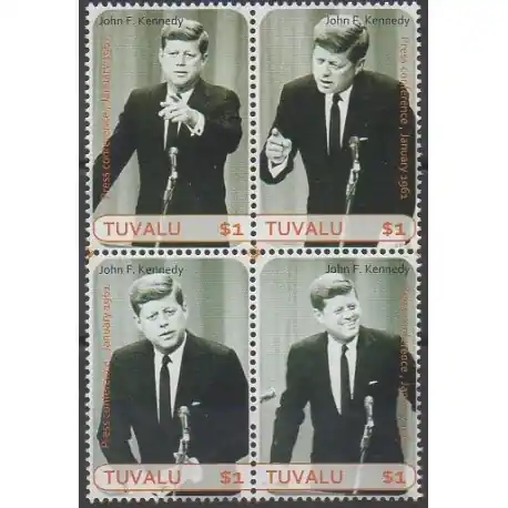 Promotion Saisonnière Tuvalu - 2007 - No 1195/1198 - Célébrités